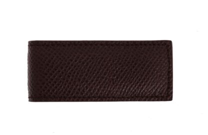 Dolce & Gabbana - Exquisite Bordeaux Leather Money Clip