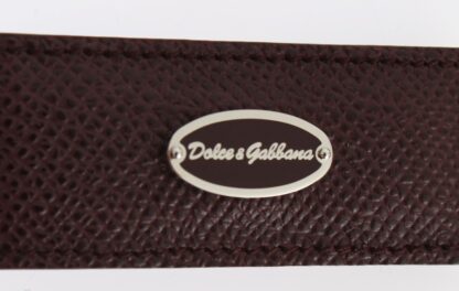 Dolce & Gabbana - Exquisite Bordeaux Leather Money Clip