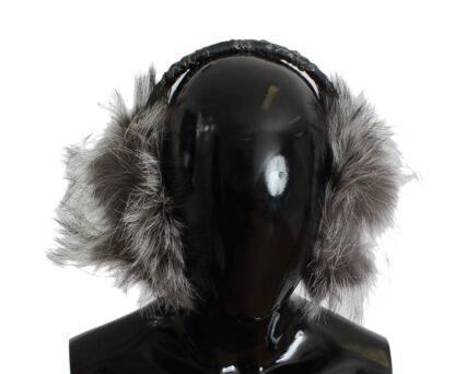 Dolce & Gabbana - Elegant Fur and Crystal Ear Muffs