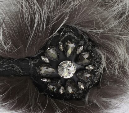 Dolce & Gabbana - Elegant Fur and Crystal Ear Muffs