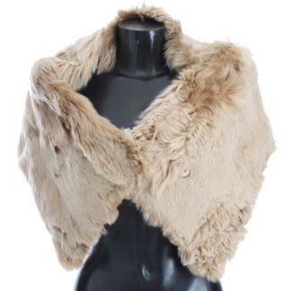 Dolce & Gabbana - Exquisite Leopard Print Lambskin Fur Scarf