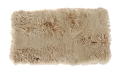 Dolce & Gabbana - Elegant Alpaca Fur Shoulder Wrap in Beige