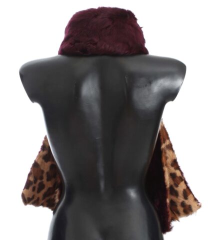 Dolce & Gabbana - Exquisite Leopard Print Lambskin Fur Scarf