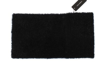 Dolce & Gabbana - Elegant Black Shearling Shoulder Wrap