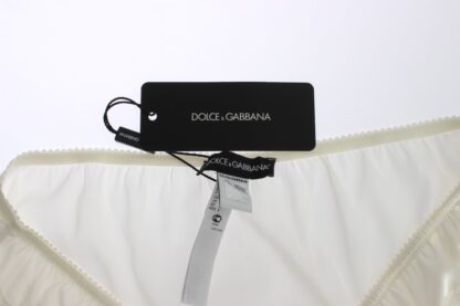 Dolce & Gabbana - Elegant White Silk Blend Underwear