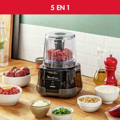 Moulinex DP810855 blender - Κρεατομηχανή 1000 W 550 ml Μαύρο Τιτάνιο