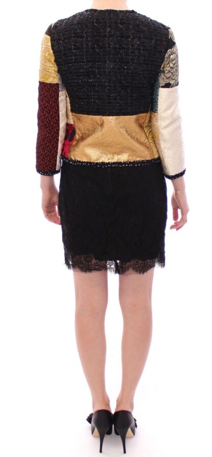 Dolce & Gabbana - Elegant Multicolor Crystal Jacket Coat