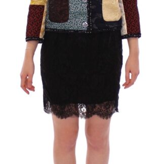 Dolce & Gabbana - Elegant Black Bolero Shrug Jacket