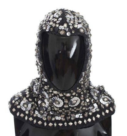 Dolce & Gabbana - Exquisite Sequined Crystal Hooded Scarf Wrap