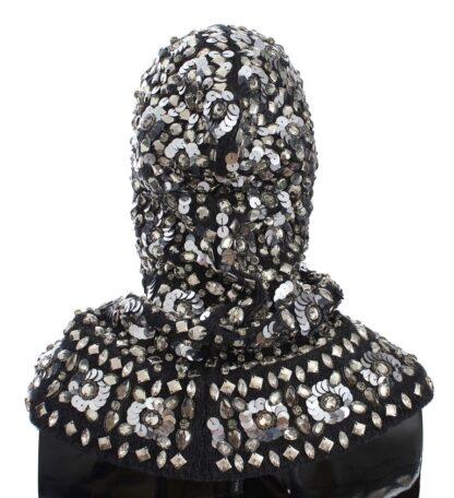 Dolce & Gabbana - Exquisite Sequined Crystal Hooded Scarf Wrap