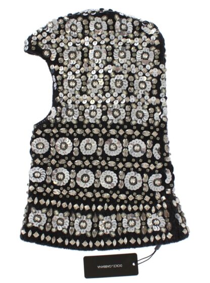 Dolce & Gabbana - Exquisite Sequined Crystal Hooded Scarf Wrap