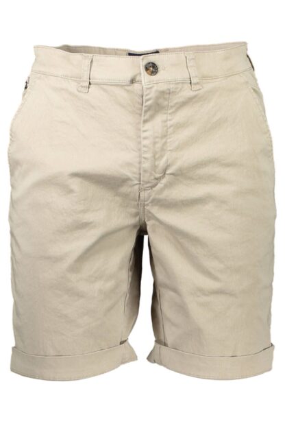 La Martina - Beige Cotton Men Bermuda