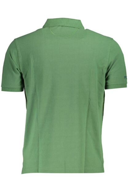 La Martina - Green Cotton Men Polo Shirt