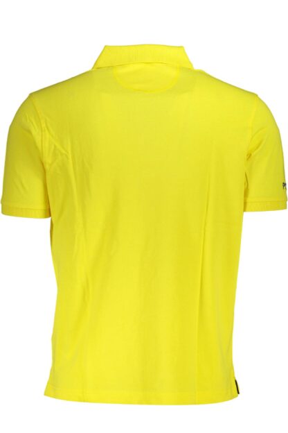 La Martina - Yellow Cotton Men Polo Shirt