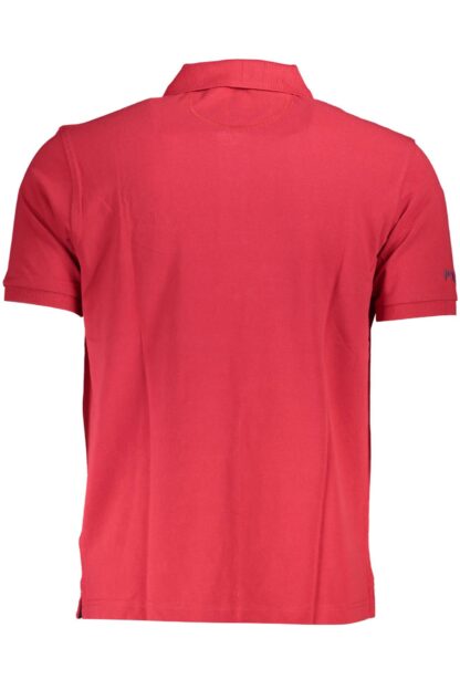 La Martina - Red Cotton Men Polo Shirt