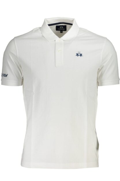 La Martina - White Cotton Men Polo