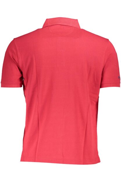 La Martina - Red Cotton Men Polo Shirt