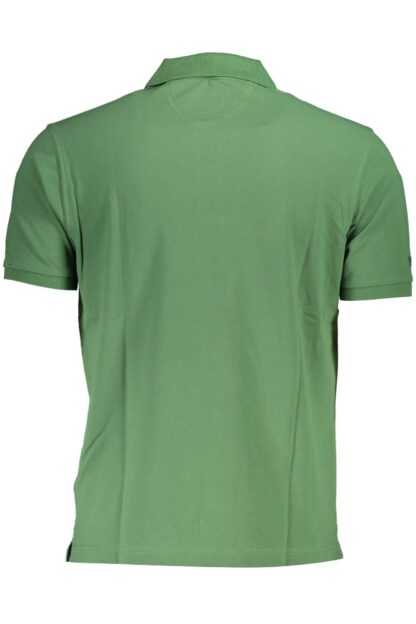 La Martina - Green Cotton Men Polo Shirt