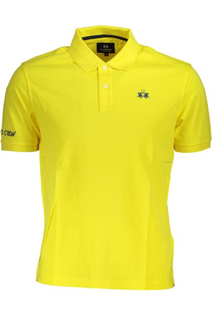 La Martina - Yellow Cotton Mens Polo Shirt