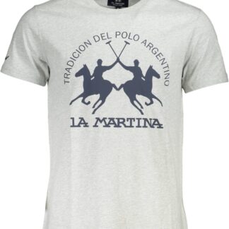 La Martina - Blue Cotton Men T-Shirt