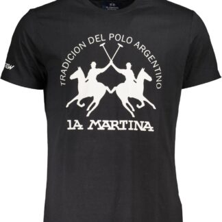 La Martina - Blue Cotton Men T-Shirt