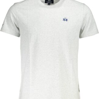 La Martina - Light Blue Cotton Men T-Shirt