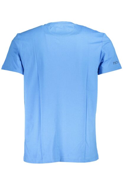 La Martina - Light Blue Cotton Men T-Shirt