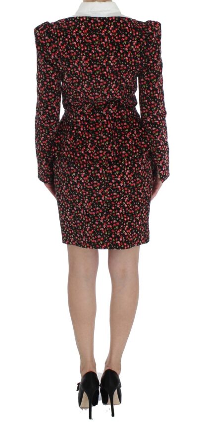 BENCIVENGA - Elegant Floral Two-Piece Skirt Suit Set