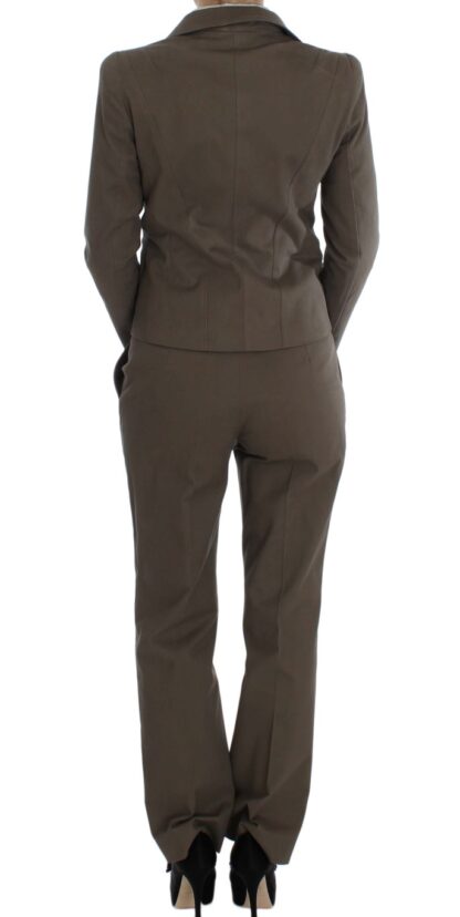 BENCIVENGA - Beige Wool-Cotton Suit Set Chic Elegance