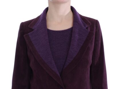 BENCIVENGA - Elegant Purple Wool Blend Three Piece Suit Set