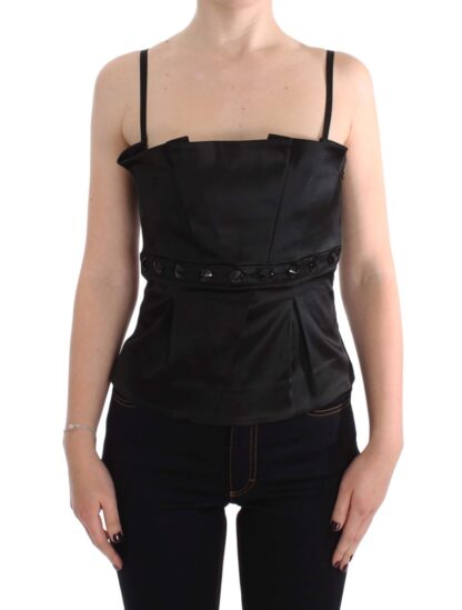 Exte - Elegant Black Evening Cami Top