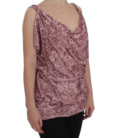 Exte - Silk Blend Floral Print Top