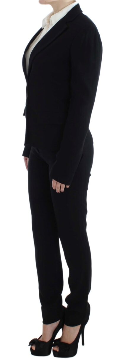 Exte - Elegant Black Pantsuit Set