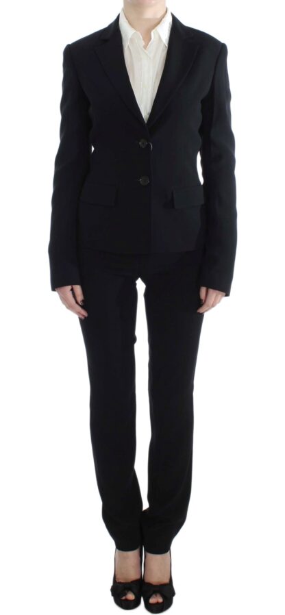 Exte - Elegant Black Pantsuit Set