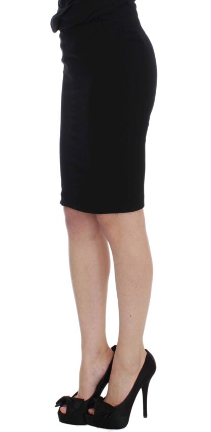 Karl Lagerfeld - Elegant Black Pencil Skirt