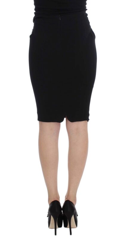 Karl Lagerfeld - Elegant Black Pencil Skirt