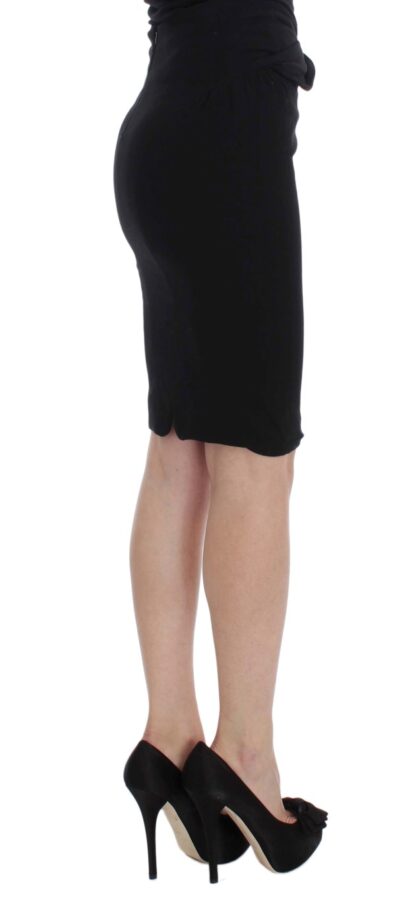 Karl Lagerfeld - Elegant Black Pencil Skirt