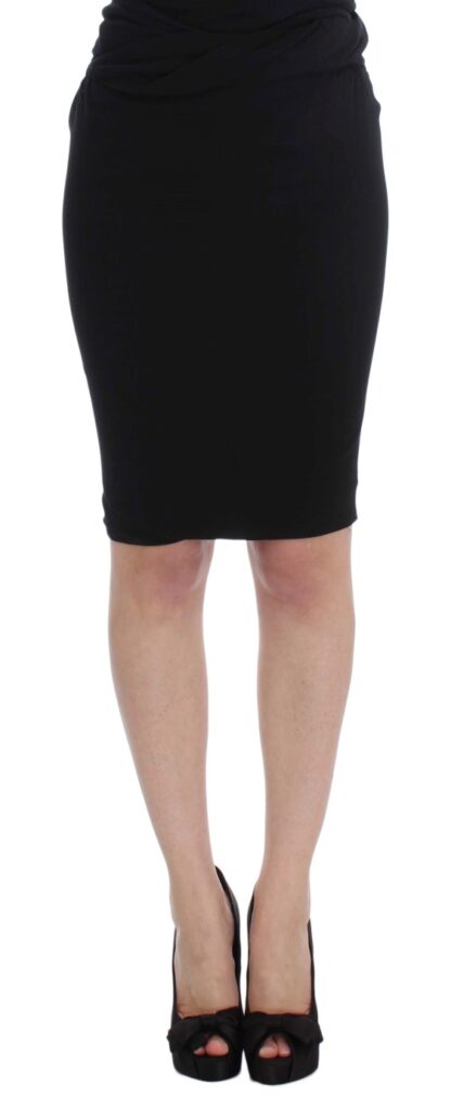 Karl Lagerfeld - Elegant Black Pencil Skirt