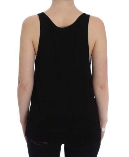 PLEIN SUD - Sleek Black Cami Blouse Tank Top