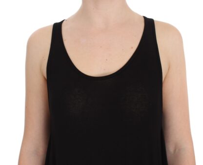 PLEIN SUD - Sleek Black Cami Blouse Tank Top