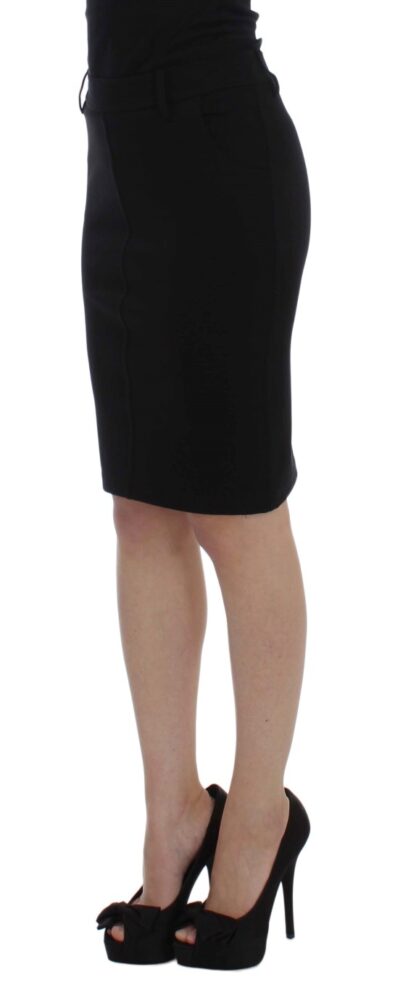 PLEIN SUD - Elegant Black Pencil Skirt for Chic Look