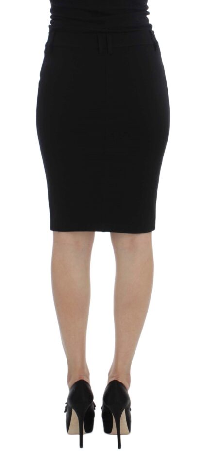 PLEIN SUD - Elegant Black Pencil Skirt for Chic Look