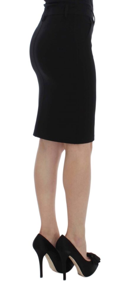 PLEIN SUD - Elegant Black Pencil Skirt for Chic Look