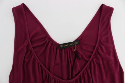 PLEIN SUD - Elegant Purple Rayon Cami Blouse