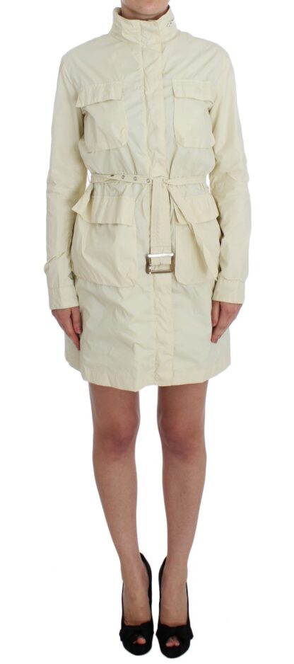 P.A.R.O.S.H. - Chic Beige Trench Jacket Coat