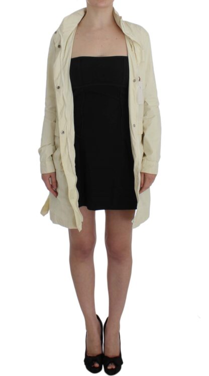 P.A.R.O.S.H. - Chic Beige Trench Jacket Coat