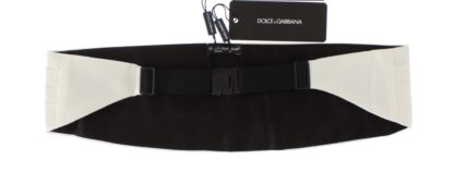 Dolce & Gabbana - Exclusive White Silk Cummerbund