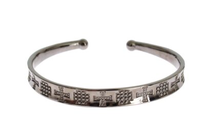 Nialaya - Elegant Rhodium Silver Bangle