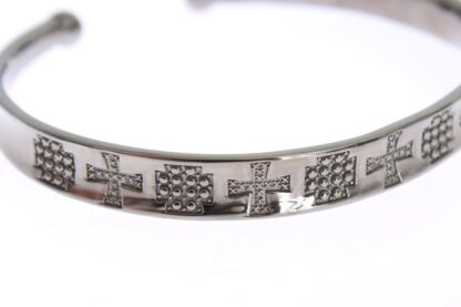 Nialaya - Elegant Rhodium Silver Bangle