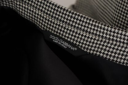 Dolce & Gabbana - Elegant Gray Checkered Wool Blazer